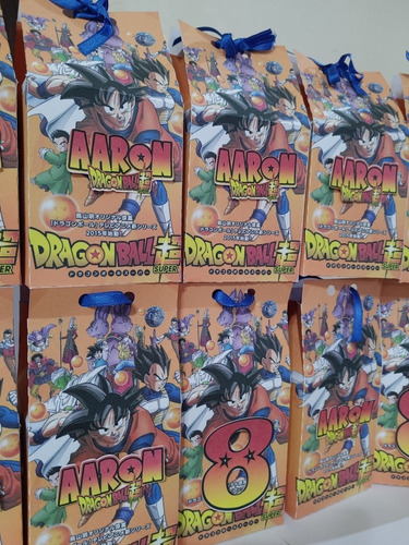 Caja Milkbox 3d Gde Dragon Ball Z/super Souvenir X10