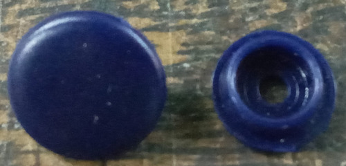 100 Broches A Presion Plastico * 15 Mm * Azul * Condal *