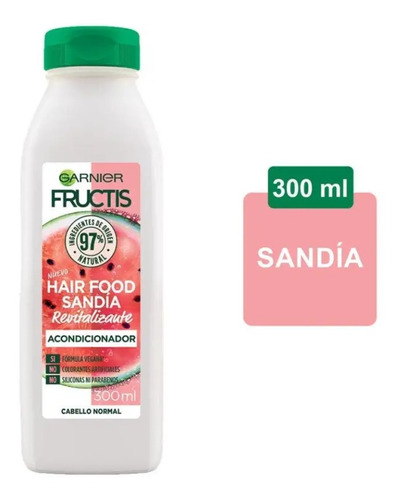 Acondicionador Garnier Fructis Sandía Revitalizan 300 Ml