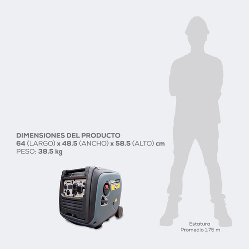 Generador Inverter Evans 4.5kva Motor Gasolina Thunder 14hp