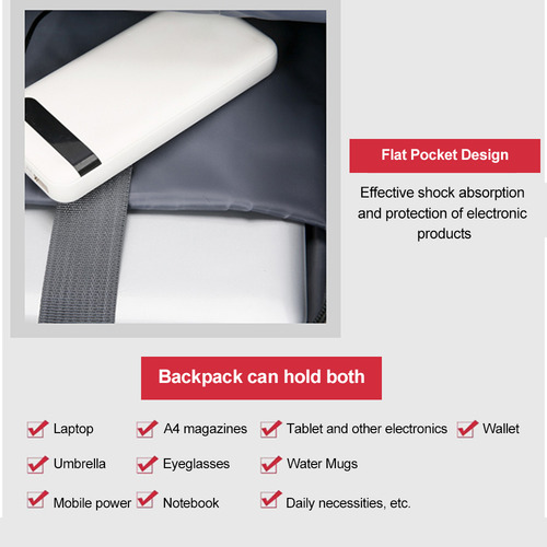 Mochila Grande Para Ordenador Portátil Y Tableta De 15,6 Pul