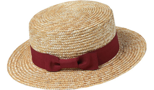 Babeyond Sombrero Canotier Con Ala Años 20 Hombre Sombrero