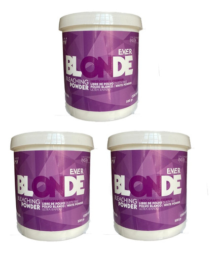 Kit Mav 3 Decolorantes Ever Blonde