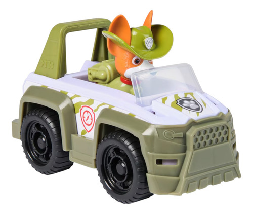 Paw Patrol Vehículo Con Personaje 16 Cm Tracker