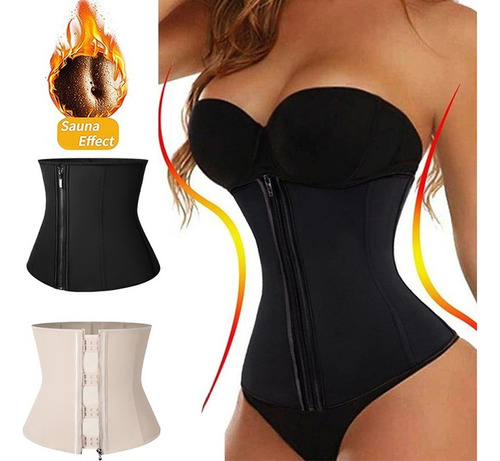 Mujer Latex Underbust Corset Cin - Unidad a $116644