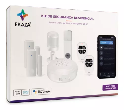 Alarma Wifi Domótica Inteligente Ft-K7 Casa Negocio Alexa Google Home