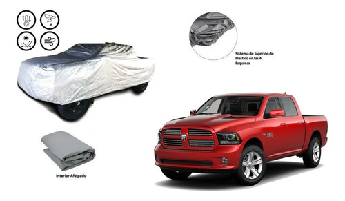 Cubierta Funda Cubre Auto Afelpada Dodge Ram 1500 3.9l 2000