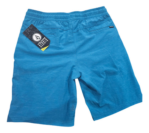 Volcom Hybrid Short Youth Bermuda Niños Talla 10/12 Azul
