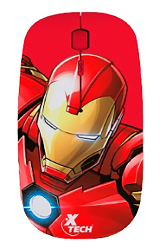 Mouse Inalambrico Edicion Marvel Iron Man Xtech Xtm-m340im