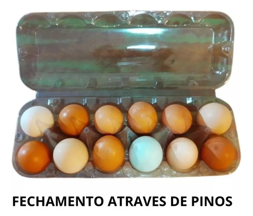 Embalagem Para 12 Ovos De Galinha 50 Unidades