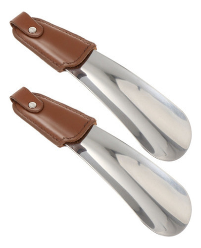 A Calzador Portátil De Acero Inoxidable For Calzado, 2 Uds.