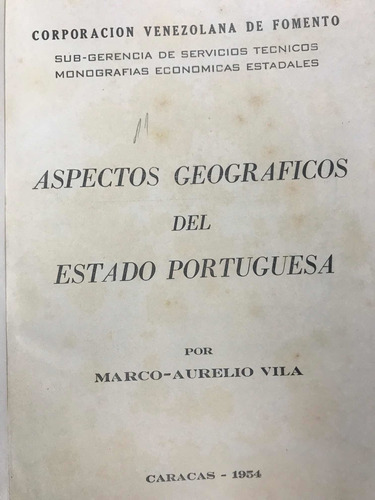Estado Portuguesa  Aspectos Geograficos Genealogia