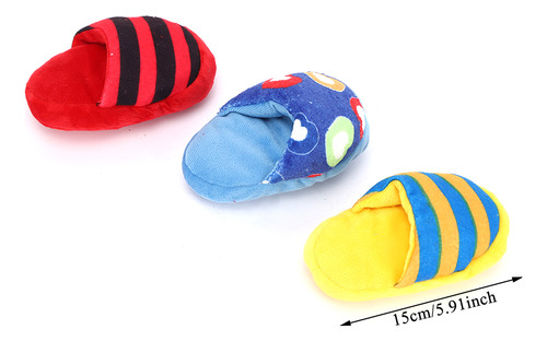 Juguete De Peluche Para Perros, 3 Piezas, Con Forma De Pantu