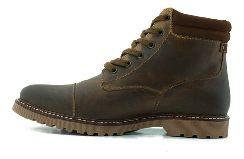 Imagen 4 de 5 de Botin Outdoor De Hombre Piel Agujetas Comodo Giusto 20001