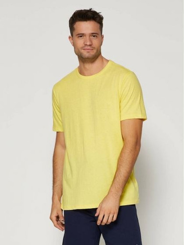 Polo Amarillo De Caballero Algodòn Pima 