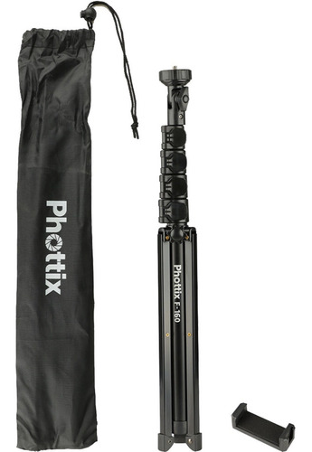 Imagen 5 de 10 de Tripode Con Cabezal Rotula P/ Smartphone Phottix F-160