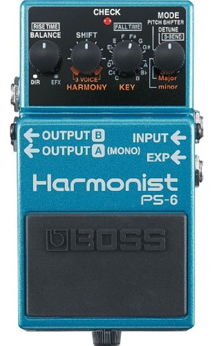 Pedal De Guitarra Boss Harmonist (ps-6)