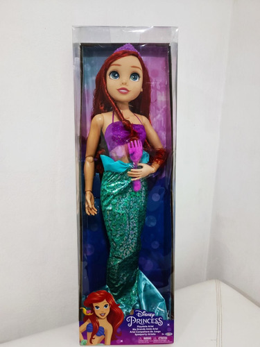 Muñeca Gigante Disney Princess Playdate Ariel Con Accesorios