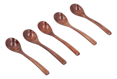 Cuchara Para Sopa De Madera Kitchen Tool, 5 Unidades, Con Ma