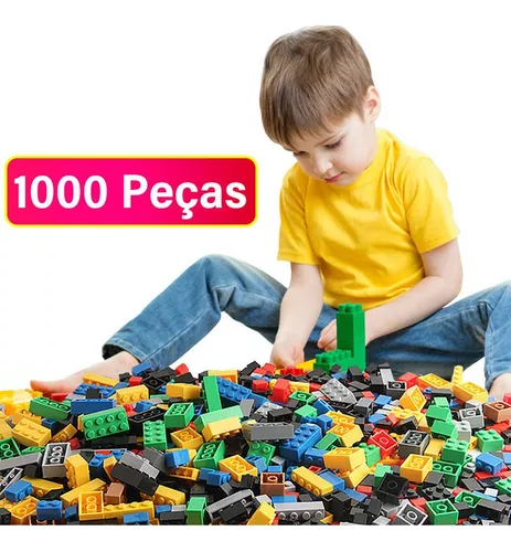 Blocos De Montar 1000 Peças - Brinquedo Educativo