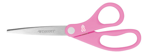 Tijeras De Acero Inoxidable Con Cinta Rosa De Westcott Inch