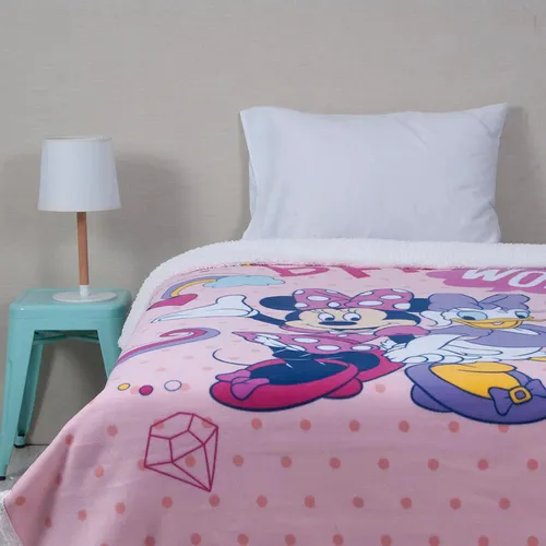 Minnie Mouse - Minnie Y Daisy - Frazada Polar Sherpa - 82060