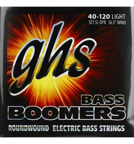 Encordado Para Bajo Ghs Boomers 5 Cuerdas 5ldyb 40-120
