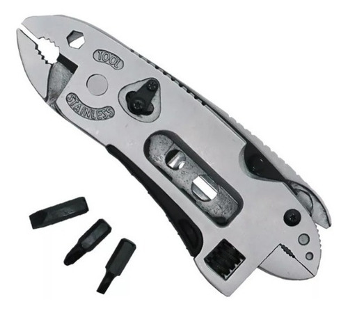 Imagen 2 de 9 de Llave Francesa Multifunción Supervivencia Tpc Tools 50226