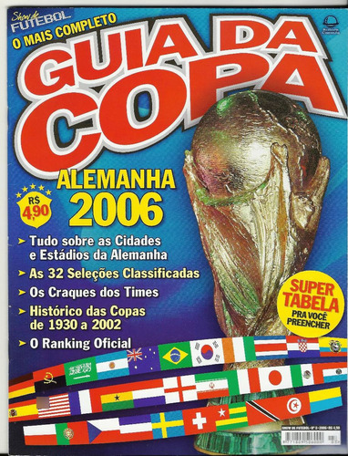 Revista Guia Da Copa Alemanha 2006 - Ot.