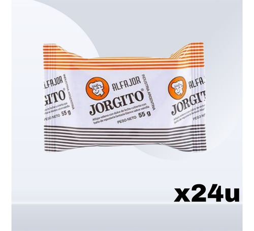 Alfajores Jorgito Chocolate Blanco X24u