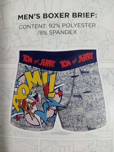 Boxer Y Calcetines Tom And Jerry Combo Hombre Talla L