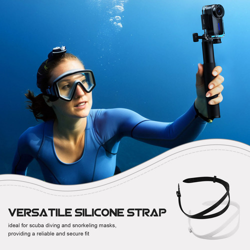 2 Correas De Silicona Para Máscara De Buceo, Gafas De Nataci