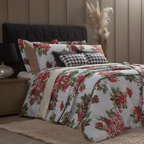 Jogo De Lençol Roupa De Cama Classic 3 Peças Queen Cores Cor Eva