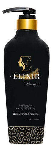 Elixir By Coco March Hair Growth Champu A Base De Plantas, F