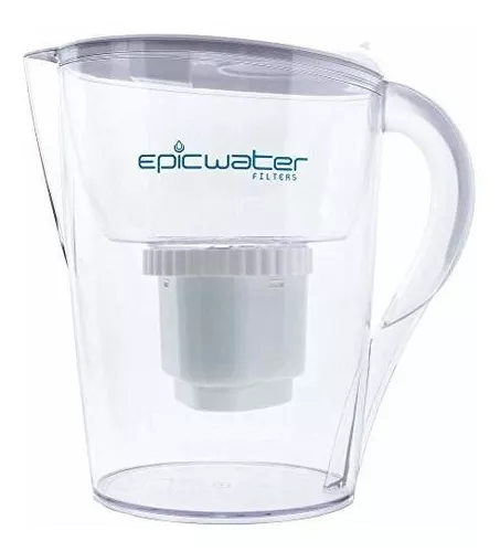  Brita Jarra de filtro de agua de todo el día, blanco, grande,  10 taza, 1 cuenta : Hogar y Cocina