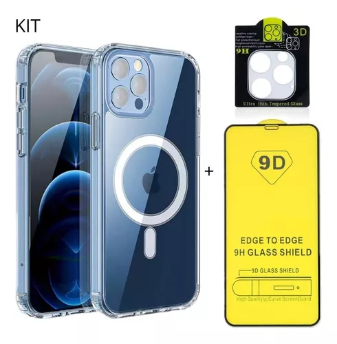 Kit Funda Acrigel 360 + Mica Lente De Cámara Netonbox Para Iphone