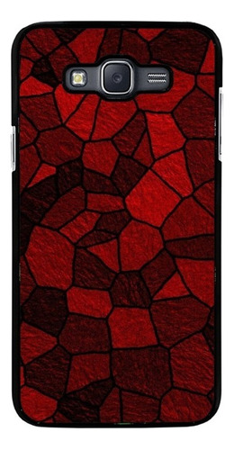 Funda Protector Rudo Para Samsung Galaxy Rojo Figuras Moda