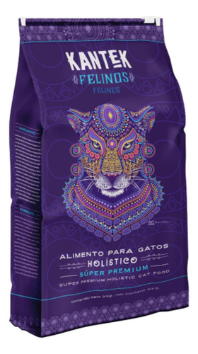 Alimento Holístico Super Premium Kantek Felino 3 Kg