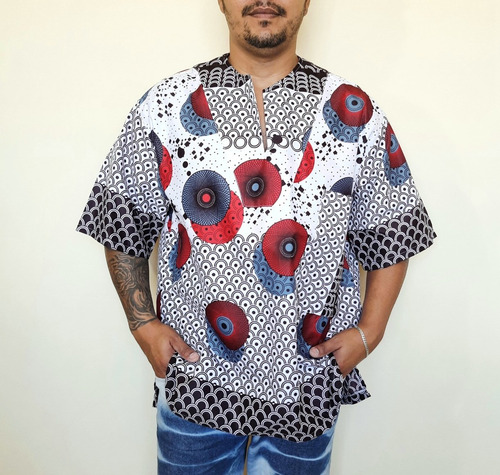 Imagem 1 de 4 de Blusa Bata Masculina Tecido Juliano