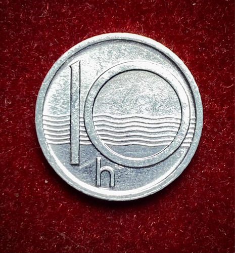 Moneda 10 Hellers Republica Checa 1993 B Coronada Km 6
