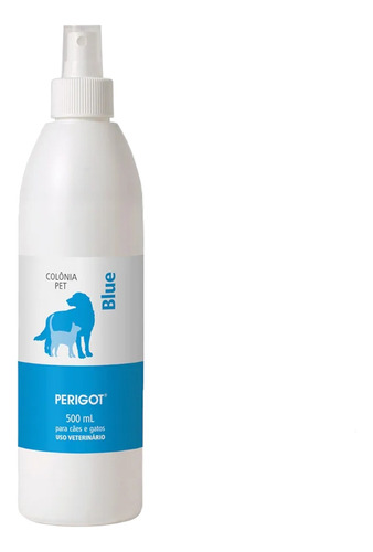 Colônia Blue Perigot De 500ml Para Cães E Novo Mamae E Bebe