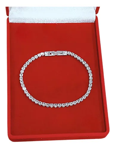 comprar Pulseira De Prata 925 Riviera Zircônia