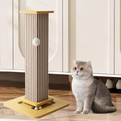 Poste Rascador Para Gatos, Poste Rascador Con Base, Juguete