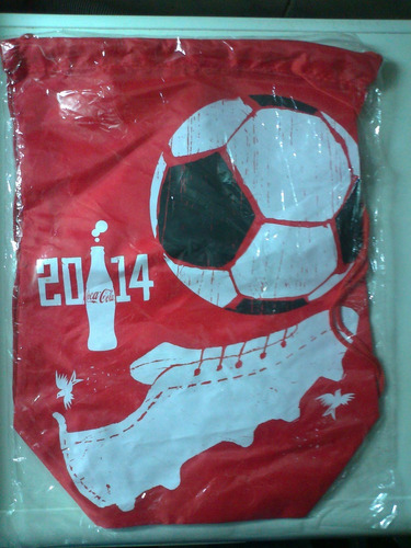 Coca Cola,mochila Del Mundial 2014 Brasil