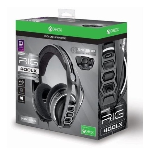 Fone Xbox Headset Plantronics Gaming Headset, Rig 400lx Lx1!