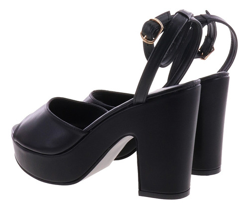 Zapatos De Tacón Punta Abierta Tiras Delgadas Moda Dama Aona