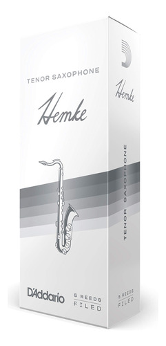 D'addario Hemke Tenor Sax Reeds, Strength 3.5, Paquete De 5