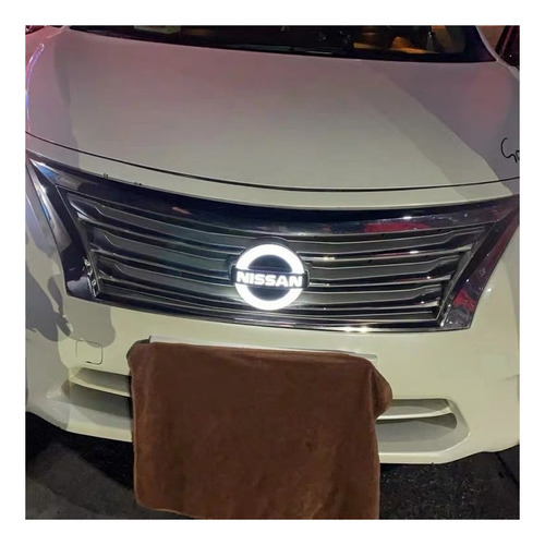 For Nissan Dynamic Streamer Led Logo Blanco 15,5*14,5 Cm 1