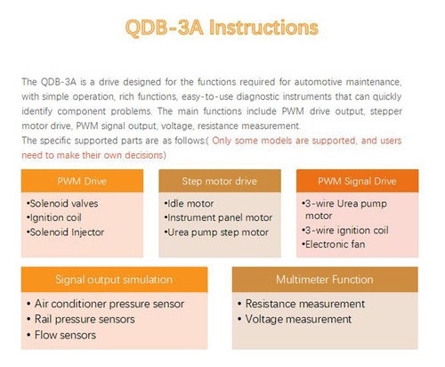 Detector De Falha De Carro Qdb-3a Drive Automobile Ignition