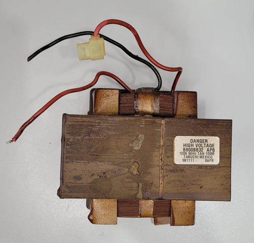 Transformador De Microondas B600832 120v 60hz Tan.100m Origi